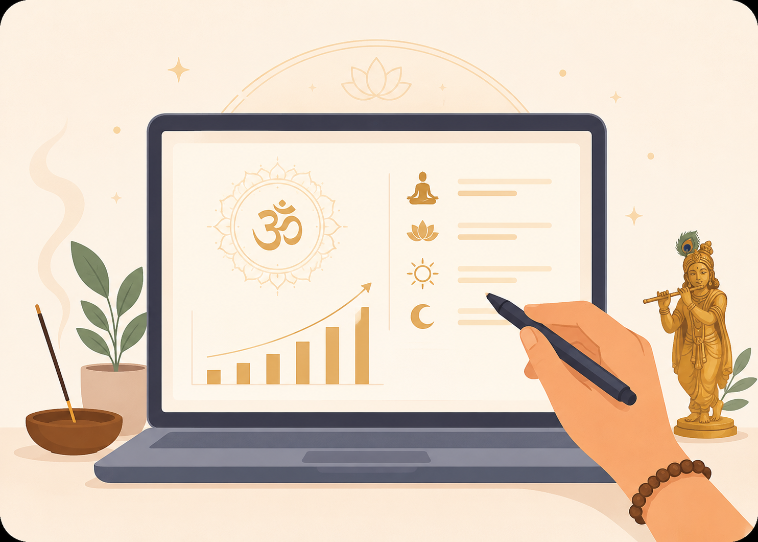 What is inside your wealth report illustration
